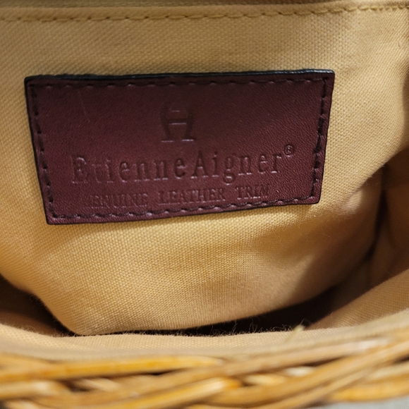 Etienne Aigner vintage wicker purse - Picture 2 of 4